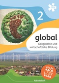 Cover: global 2. Geographie und wirtschaftliche Bildung, Arbeitsheft - &Ouml;BV 3-209