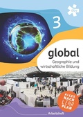 Cover: global 3. Geographie und wirtschaftliche Bildung, Arbeitsheft - &Ouml;BV 3-209