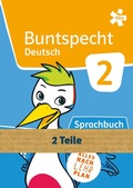 Cover: Buntspecht Deutsch 2, Schulbuch in zwei Teilen - &Ouml;BV 3-209