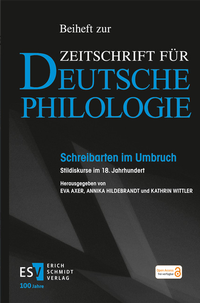 Abbildung von: Schreibarten im Umbruch - Erich Schmidt Verlag