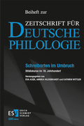 Cover: Schreibarten im Umbruch - Erich Schmidt Verlag