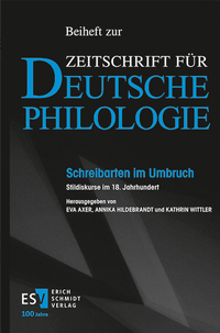 Abbildung von: Schreibarten im Umbruch - Erich Schmidt Verlag