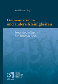 Cover: Germanistische und andere Kleinigkeiten - Erich Schmidt Verlag