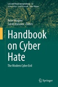 Cover: Handbook on Cyber Hate - Springer