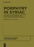 Cover: Porphyry in Syriac - De Gruyter