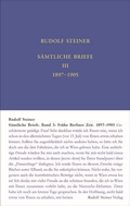 Cover: S&auml;mtliche Briefe - Rudolf Steiner Verlag