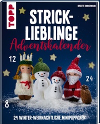 Abbildung von: Strick-Lieblinge Adventskalender. Adventskalenderbuch - Frech