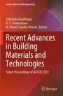 Cover: Recent Advances in Building Materials and Technologies - Springer