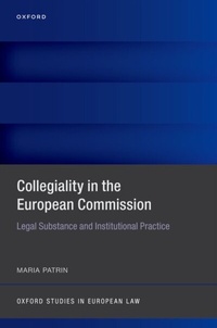 Abbildung von: Collegiality in the European Commission - OUP eBook