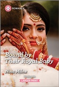 Cover: Bound by Their Royal Baby - Harlequin Romance Larger Print