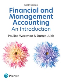 Abbildung von: Financial and Management Accounting: An Introduction - Pearson Education Limited