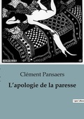 Cover: L'apologie de la paresse - Shs Editions