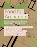 Cover: Food for Architects - Park Books