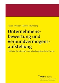 Abbildung von: Unternehmensbewertung und Verbundvermögensaufstellung - NWB