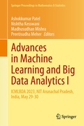 Cover: Advances in Machine Learning and Big Data Analytics I - Springer