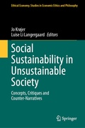 Cover: Social Sustainability in Unsustainable Society - Springer