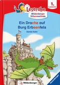 Cover: Leserabe - Ein Drache auf Burg Erbsenfels - Mildenberger Verlag GmbH