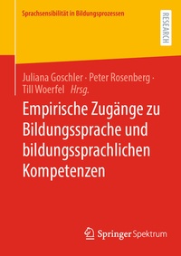 Abbildung von: Empirische Zugänge zu Bildungssprache und bildungssprachlichen Kompetenzen - Springer Spektrum