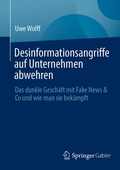 Cover: Desinformationsangriffe auf Unternehmen abwehren - Springer Gabler