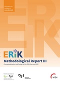 Cover: ERiK-Methodological Report III - wbv Media