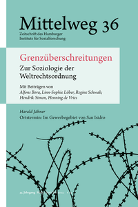 Abbildung von: Grenzüberschreitungen. Zur Soziologie der Weltrechtsordnung - Hamburger Edition