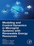 Cover: Modeling and Control Dynamics in Microgrid Systems with Renewable Energy Resources - Academic Press