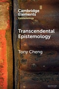 Cover: Transcendental Epistemology - Cambridge University Press
