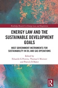Cover: Energy Law and the Sustainable Development Goals - Routledge