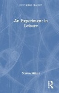 Cover: An Experiment in Leisure - Routledge