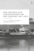 Cover: The Common Law Jurisprudence of the Conflict of Laws - Hart Publishing