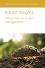 Cover: Instant Insights: Using Manure in Soil Management - Burleigh Dodds Science Publishing Limited