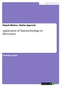 Cover: Application of Nanotechnology in Electronics - GRIN Verlag