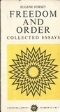 Cover: Freedom and Order - McGill-Queen's University Press