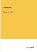 Cover: Aus dem Volk - Anatiposi Verlag