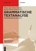 Cover: Grammatische Textanalyse - De Gruyter