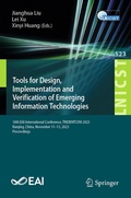 Cover: Tools for Design, Implementation and Verification of Emerging Information Technologies - Springer