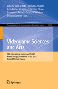 Cover: Videogame Sciences and Arts - Springer