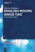 Cover: English Nouns since 1150 - De Gruyter Mouton
