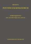 Cover: Regesta Pontificum Romanorum - Vandenhoeck & Ruprecht
