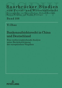 Abbildung von: Bankenaufsichtsrecht in China und Deutschland - Peter Lang Verlag
