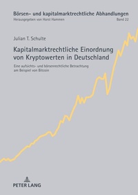 Abbildung von: Kapitalmarktrechtliche Einordnung von Kryptowerten in Deutschland - Peter Lang Verlag