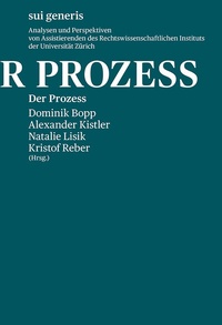Enlarge image Cover: Der Prozess - sui generis Verlag für Open-Access-Publikationen