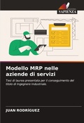 Cover: Modello MRP nelle aziende di servizi - Edizioni Sapienza