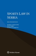 Cover: Sports Law in Serbia - Wolters Kluwer