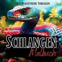 Abbildung von: Black Midnight- Animals / Schlangen Malbuch "Fotorealistisch". - epubli