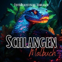 Abbildung von: Black Midnight- Animals / Malbuch Schlangen "Fotorealistisch". - epubli