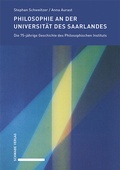 Cover: Philosophie an der Universit&auml;t des Saarlands - Schwabe Verlag GmbH
