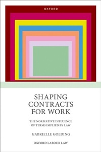 Abbildung von: Shaping Contracts for Work - OUP eBook
