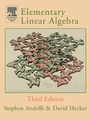 Cover: Elementary Linear Algebra - Academic Press