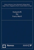 Cover: Festschrift Franz Merli - Manz